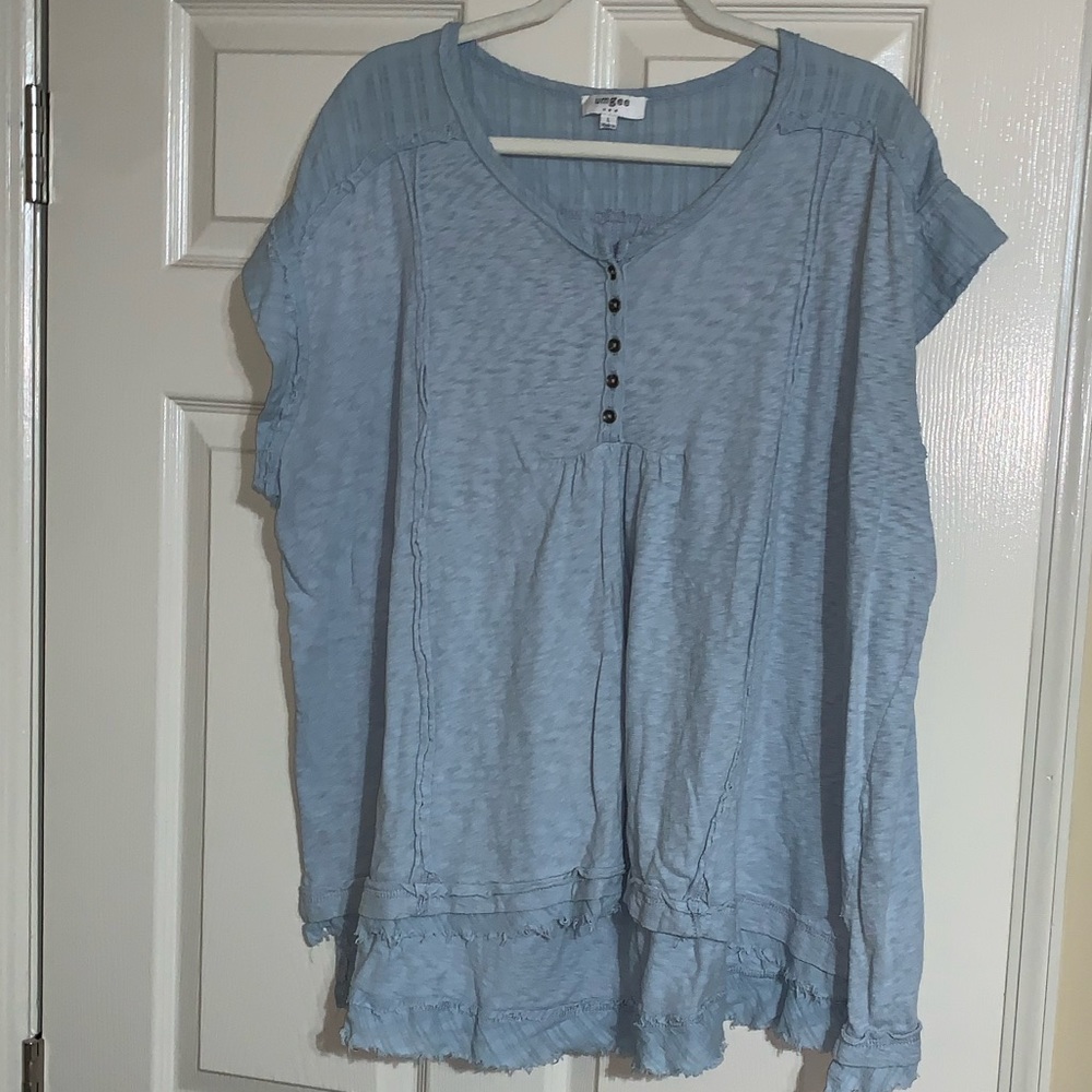 Blue Umgee blouse